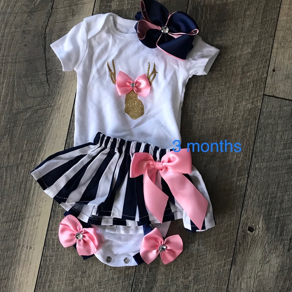 3 month baby girl set